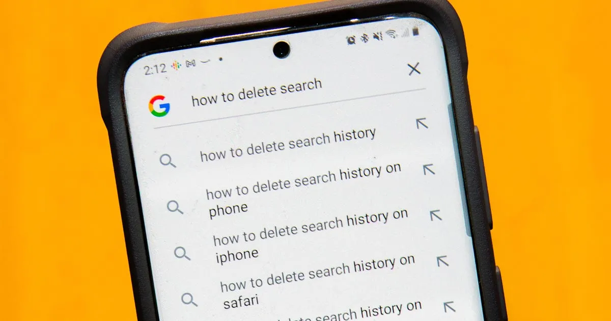 Embarrassing Search History on the Google App Heres the Quickest