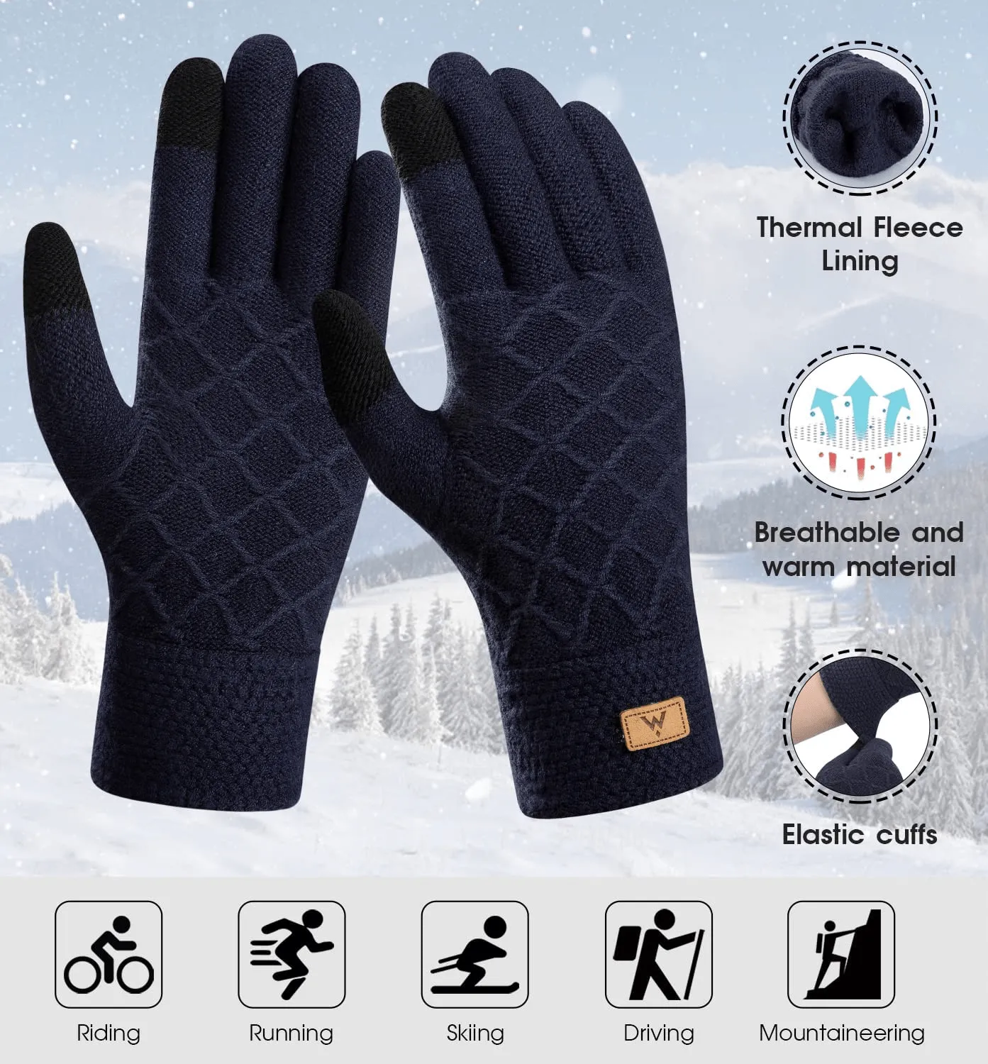 Touchscreen Thermal Gloves