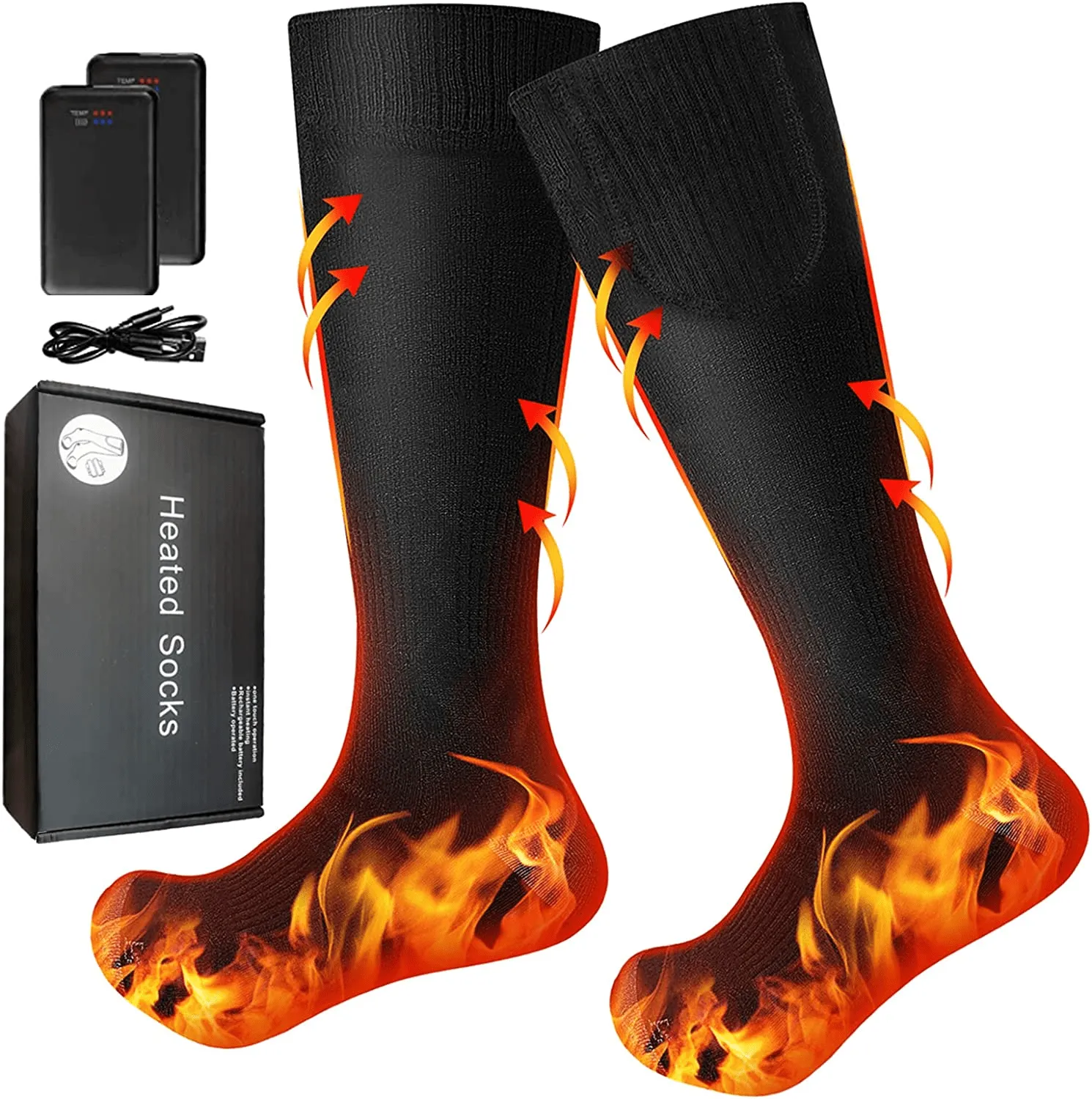 Electric Heated Socks for Men and Women