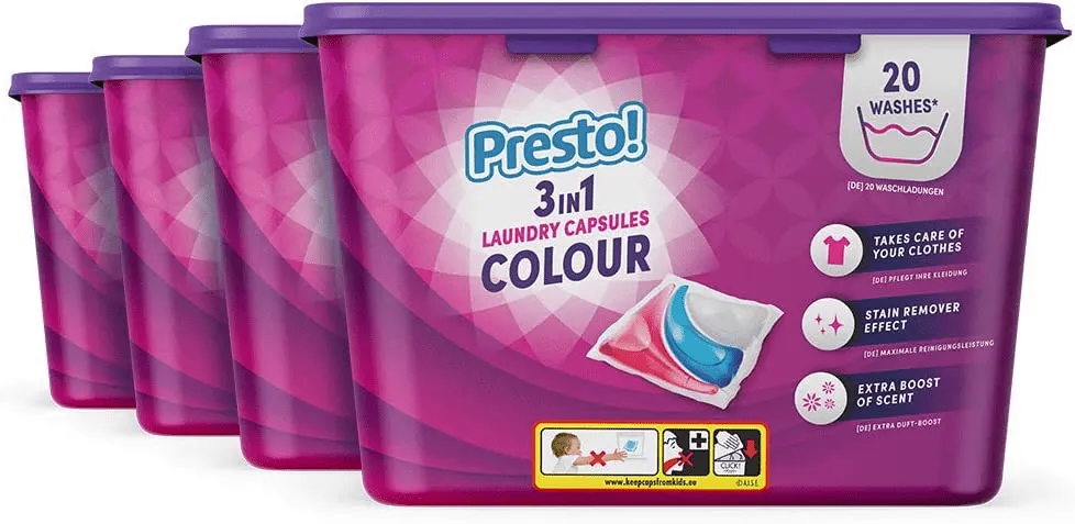 Presto! Colour Laundry Capsules