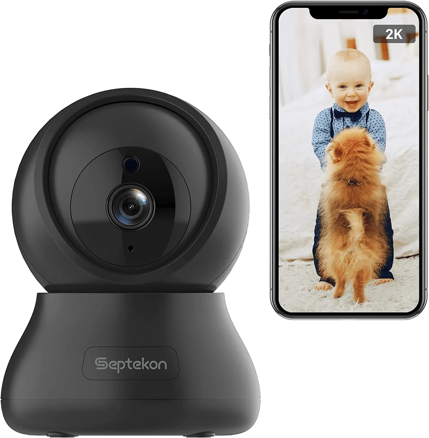 360° Pan Tilt Security Camera