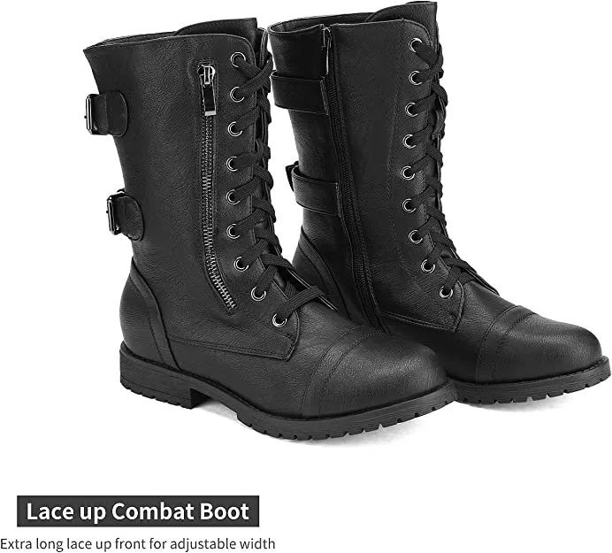 Women's Winter Combat Boots Lace-up