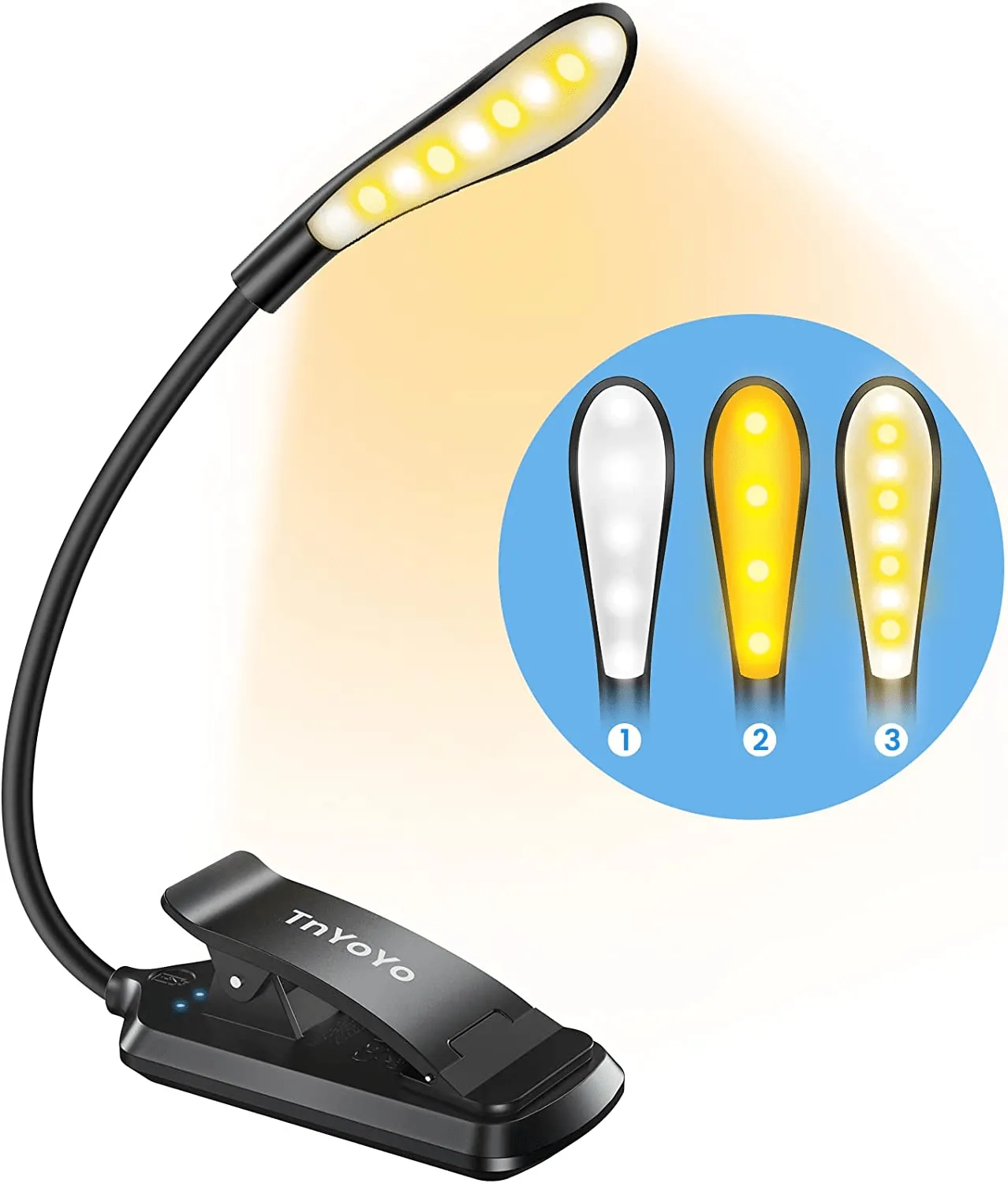 Reading Light, 9 LED Book Light with Touch Control