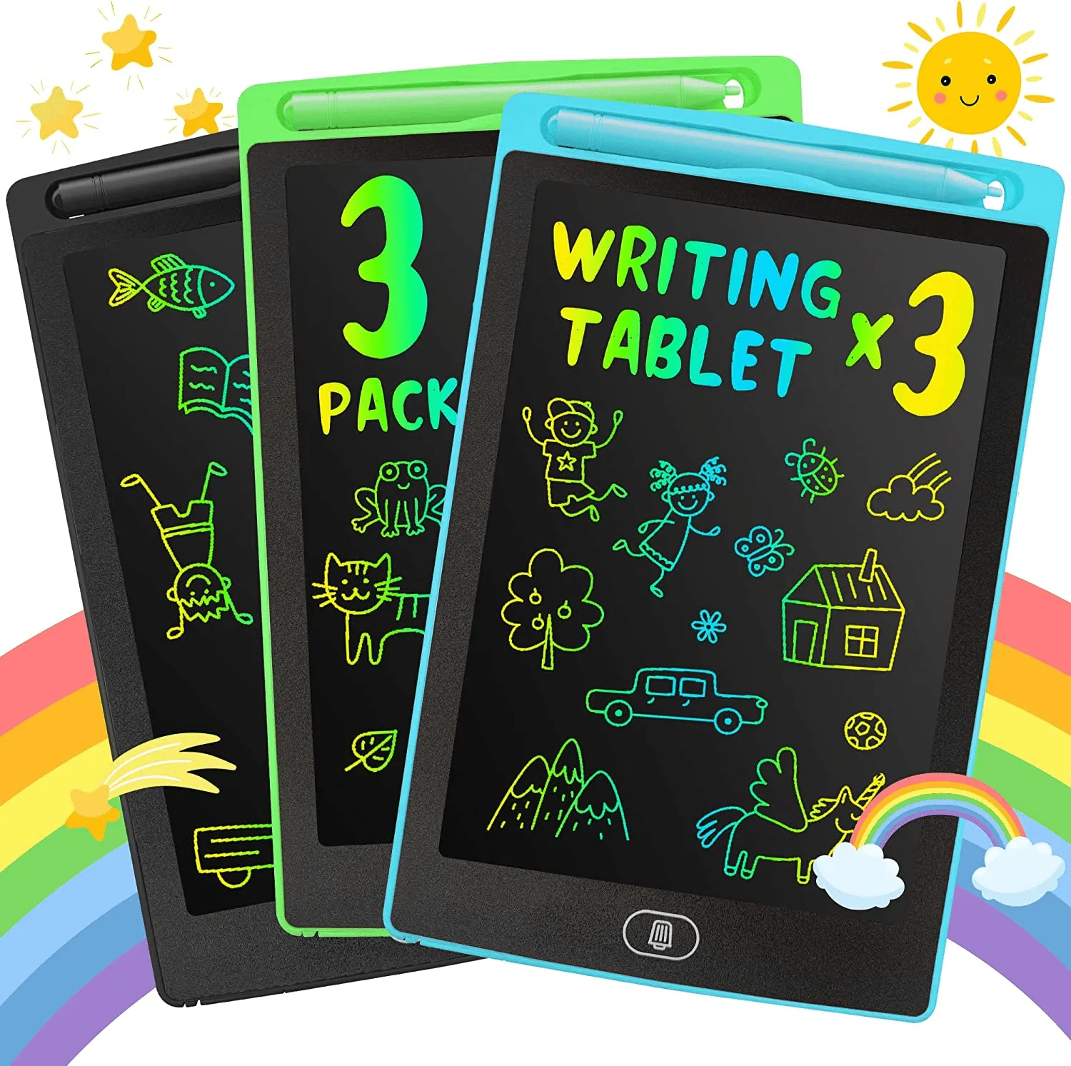 3 Pack LCD Writing Tablet 8.5inch