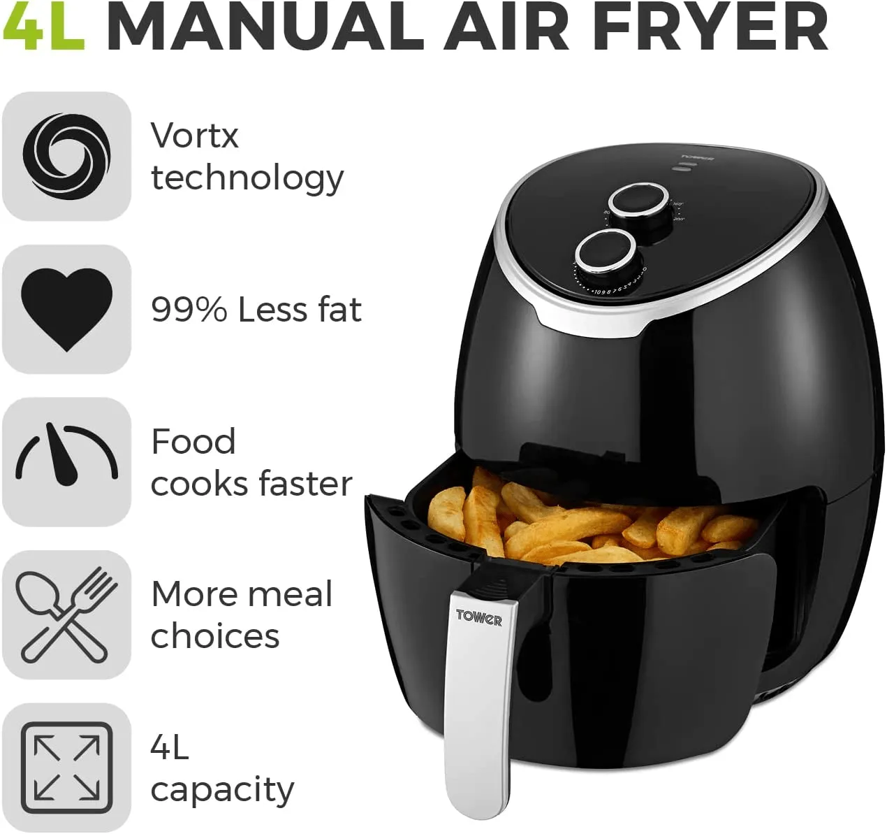 Manual Air Fryer Oven