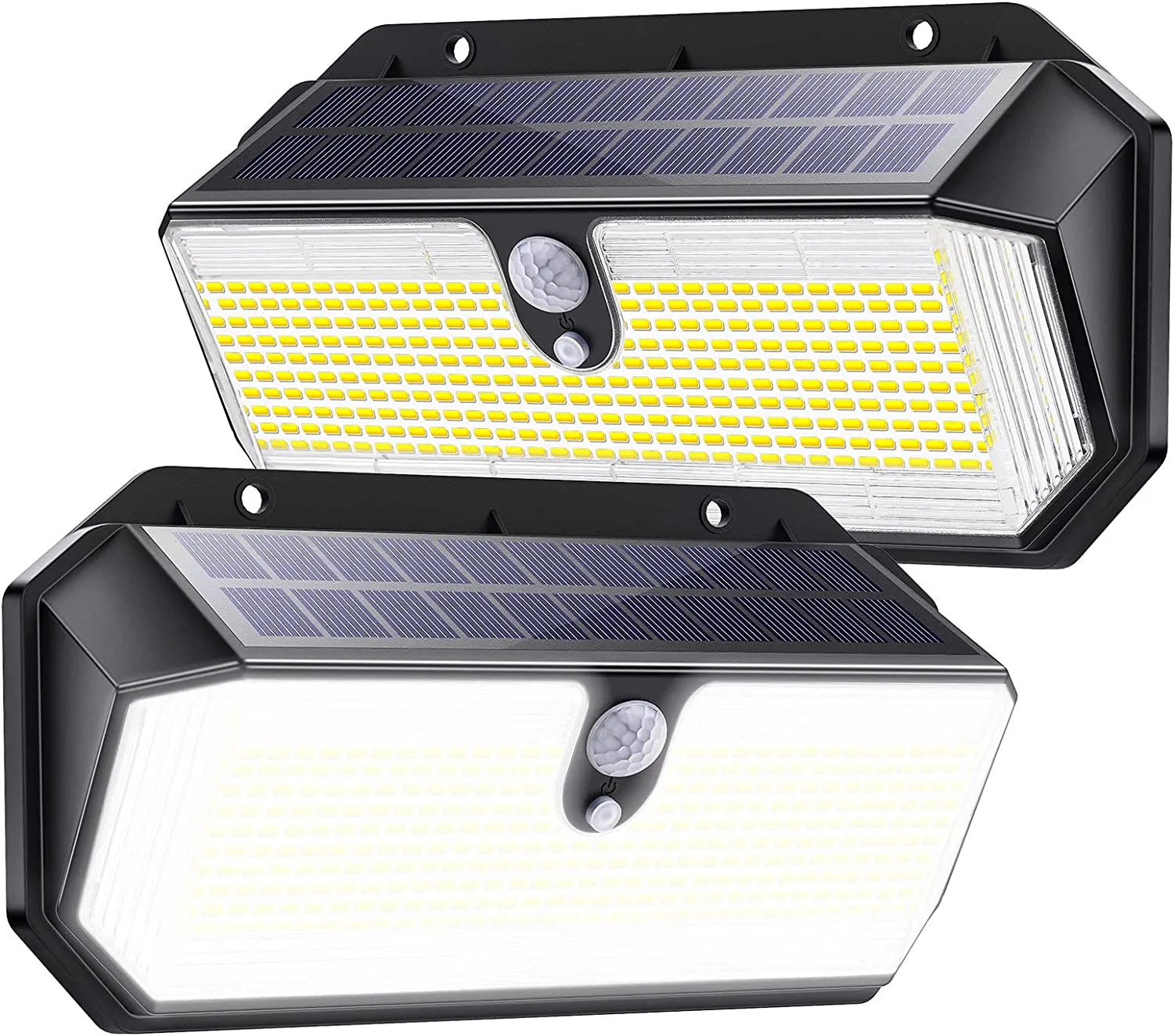 2 Pack LED Solar Lights Outdoor