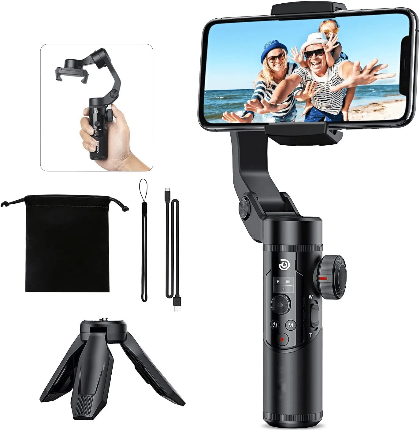 3-Axis Gimbal Stabilizer for Smartphones