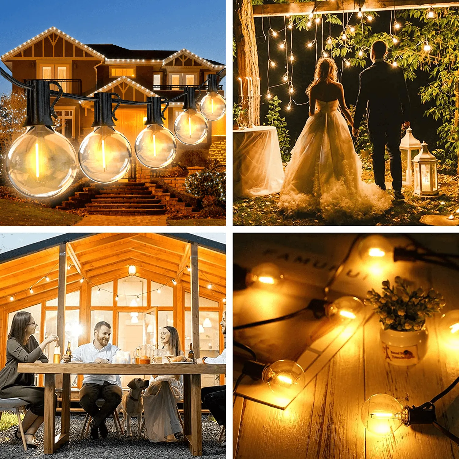 Outdoor Connectable LED String Lights