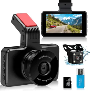 Dash Cam Car Front Rear Dashcam Car 1080P HD Car Camera