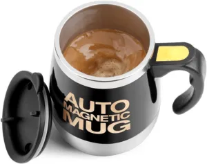Self Mixing Cup, Auto Magnetic Mug Stainless Steel