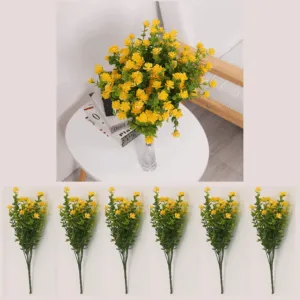 Bundles Artificial Flowers Outdoor Fake Flowers UV Resistant