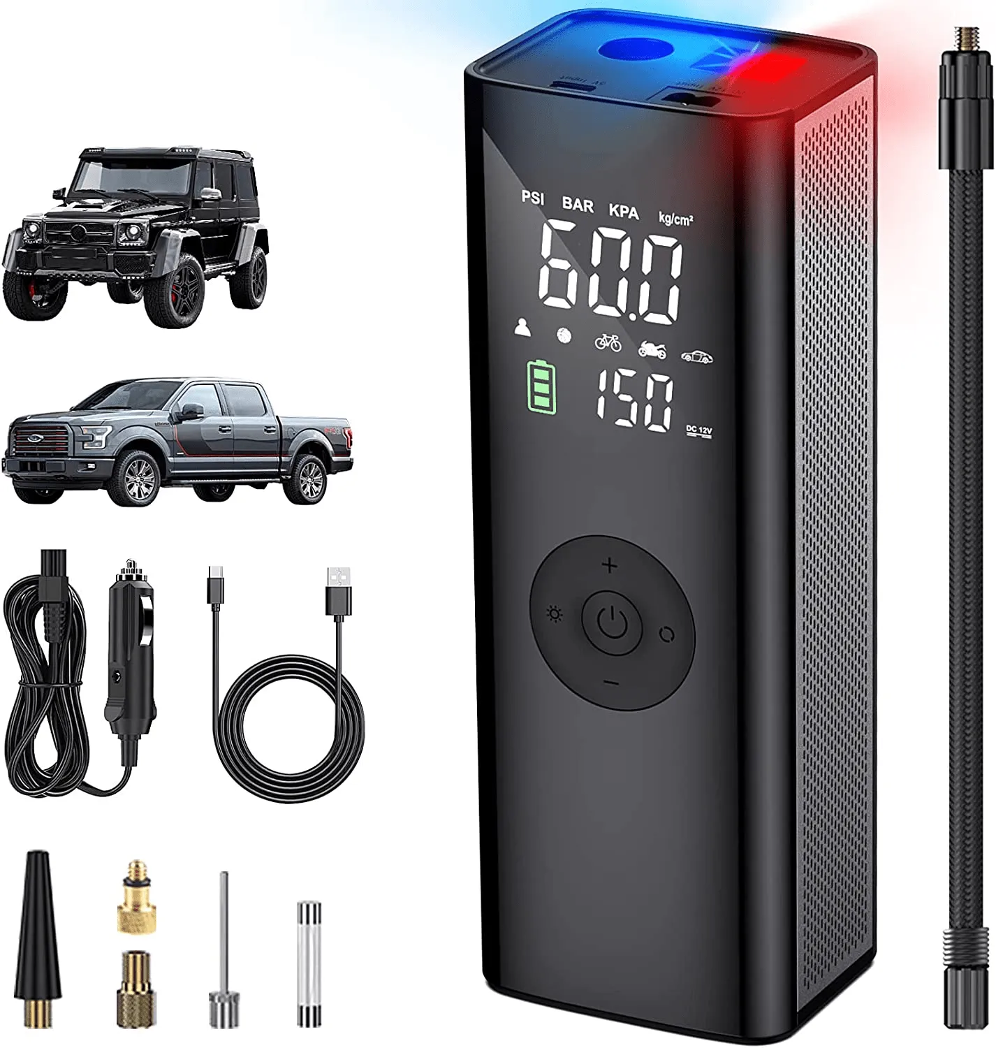 Cordless Tire Inflator Portable