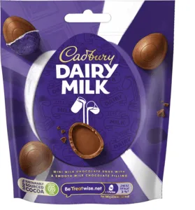 Cadbury Dairy Milk Miniature Chocolate Eggs Bag