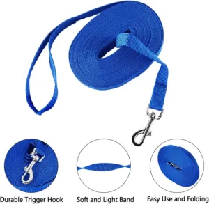 Long Line Nylon Leash for Small Medium Large Dogs