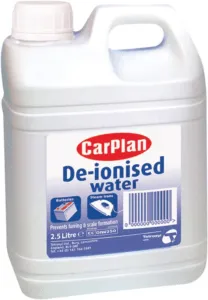 CarPlan De-ionised Water - Batteries and Steam Irons 2.5 Litre