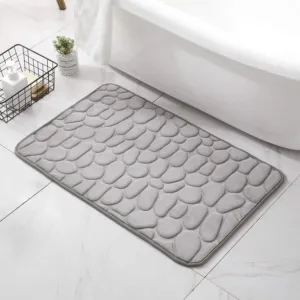 Step into Luxurious Comfort with our Non-Slip Memory Foam Bath Mat