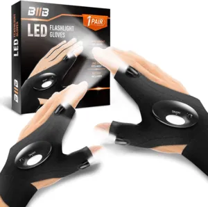 LED Gloves with Lights for Fishing Gifts for Men, Father's Day