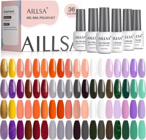 Gel Nail Polish Set 36 Colors