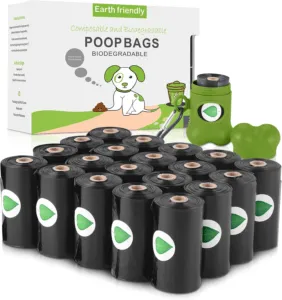Biodegradable Thicker Dog Poop Bags with Dispenser