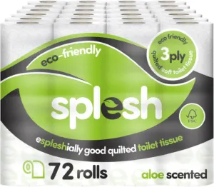 Splesh by Cusheen Toilet Rolls Bulk Buy