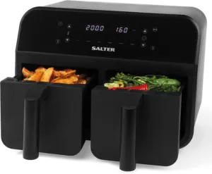 Double Drawer Non-Stick Air Fryer Oven
