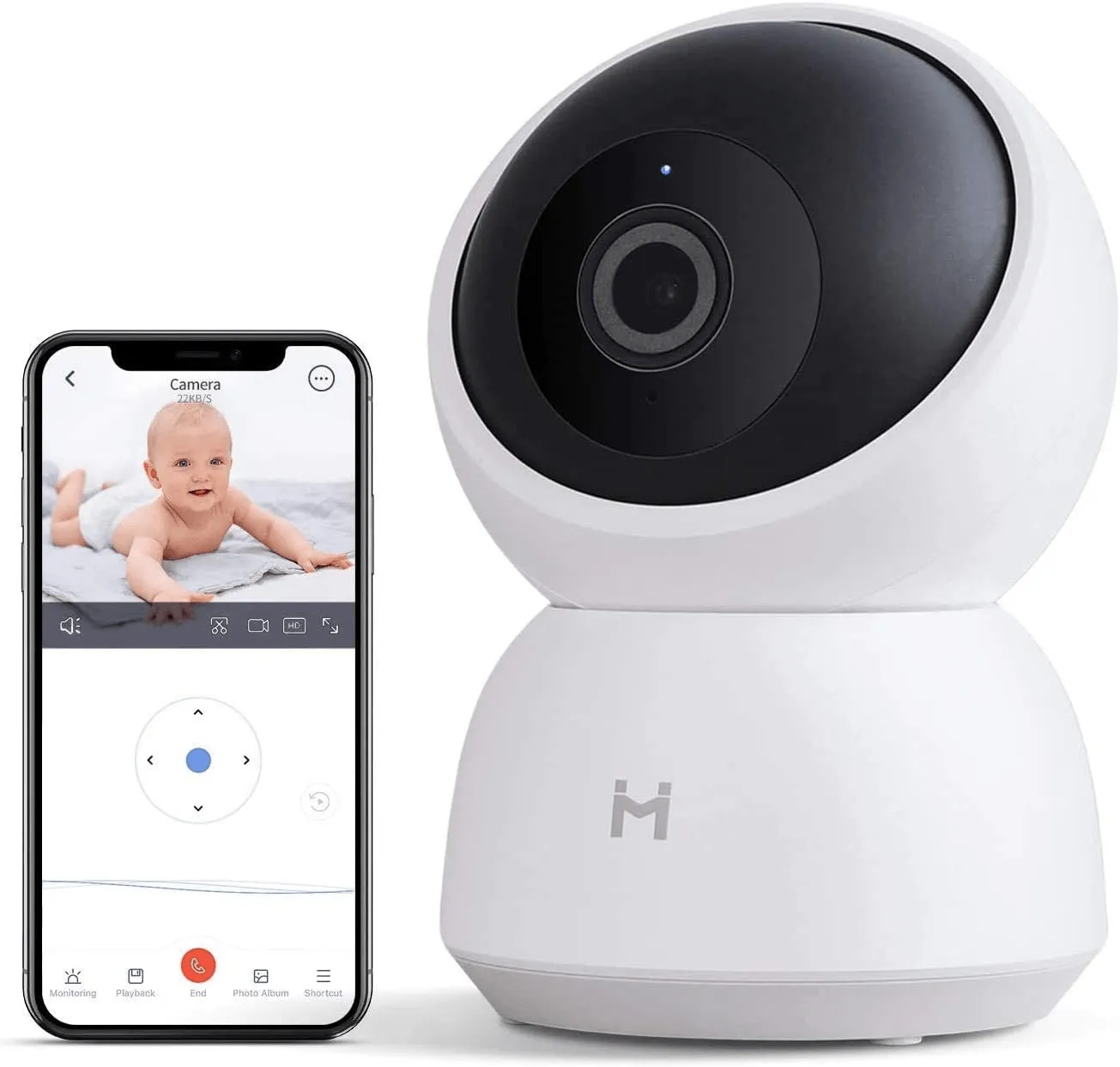 Indoor Baby Monitor with Night Vision
