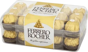 Ferrero Rocher Pralines with Whole Hazelnut