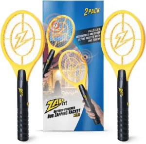 Battery Powered Fly Zapper Racket