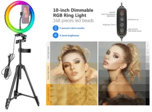 Selfie Ring Light with Tripod Stand