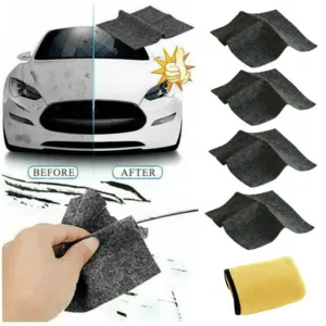 Microfibre Car Cleaning Cloths with 4 Pack