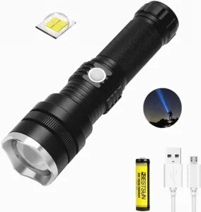 Zoomable and Waterproof Tactical Torch