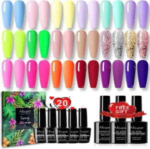 Soak Off Gel Nail Polish Set