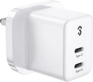 Dual USB-C Charger Plug Power Adapter 