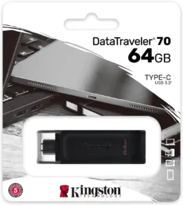 Kingston DataTraveler with 64GB Storage