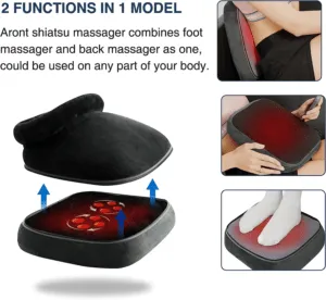 Deep Shiatsu Feet Kneading with Heat