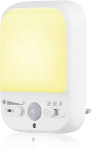 LED Night Light Plug in Walls Motion Sensor with 4 Lighting Modes