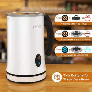 Get Perfectly Frothed Milk Every Time with Our Electric Milk Frother and Warmer