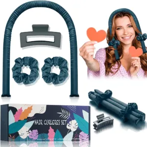 Heatless Curling Rod Headband, Women Heatless Curls