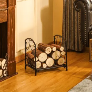 Stylish and Sturdy Metal Firewood Log Holder