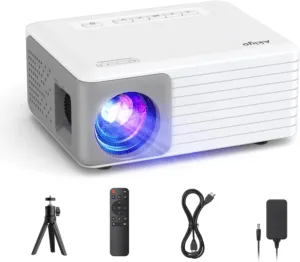 Portable Projector 5500 Lumens 1080P Supported