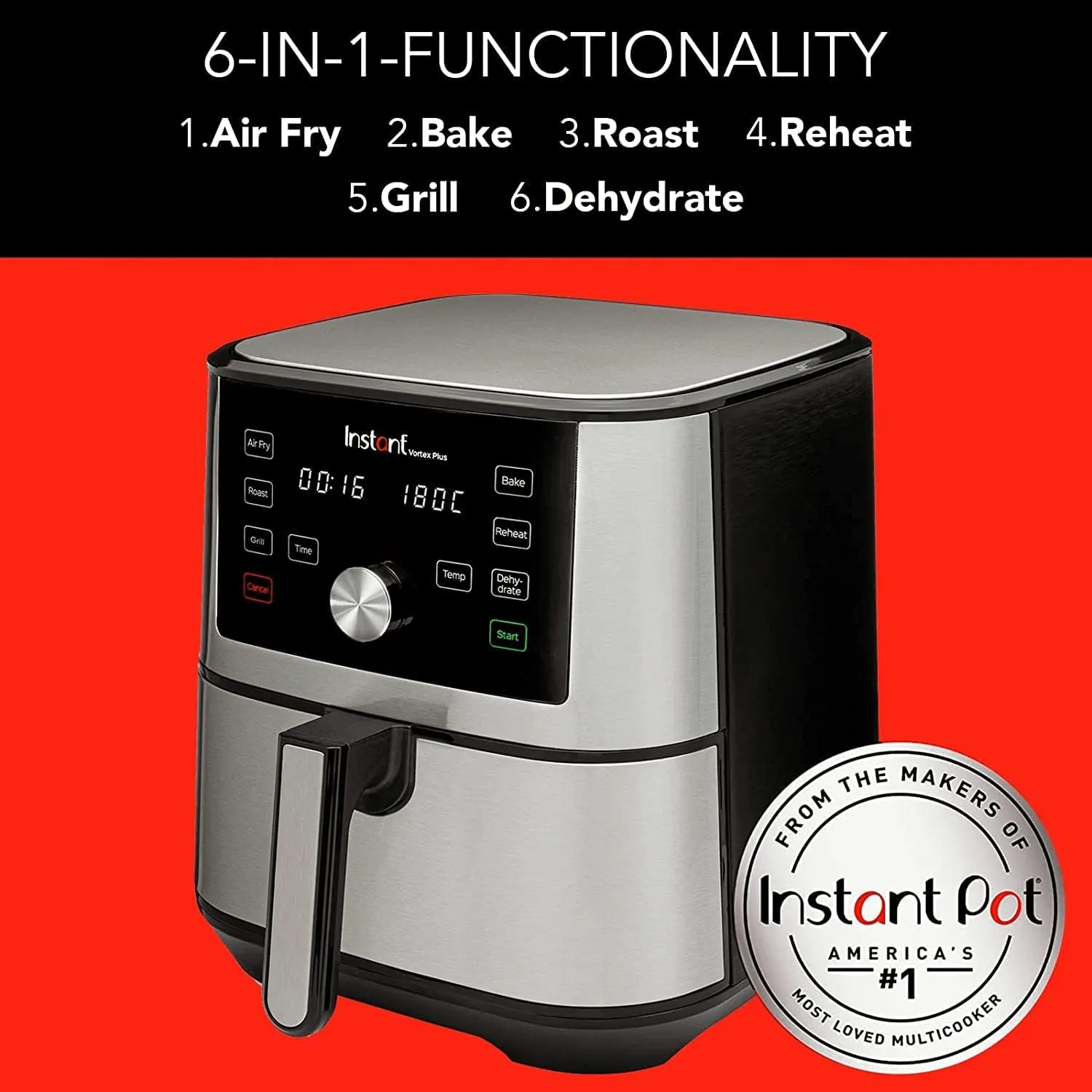 Air Fryer for Baking Roast Grill and Reheat