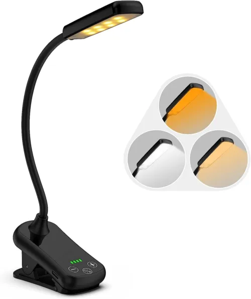 Clip-on Reading Light with Touch Sensor