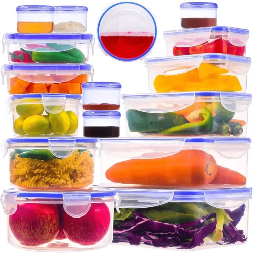 Free Leak proof Plastic food Storage Containers with lids