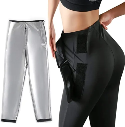 Hot Sweat Sauna Pants Capri for Yoga Gym