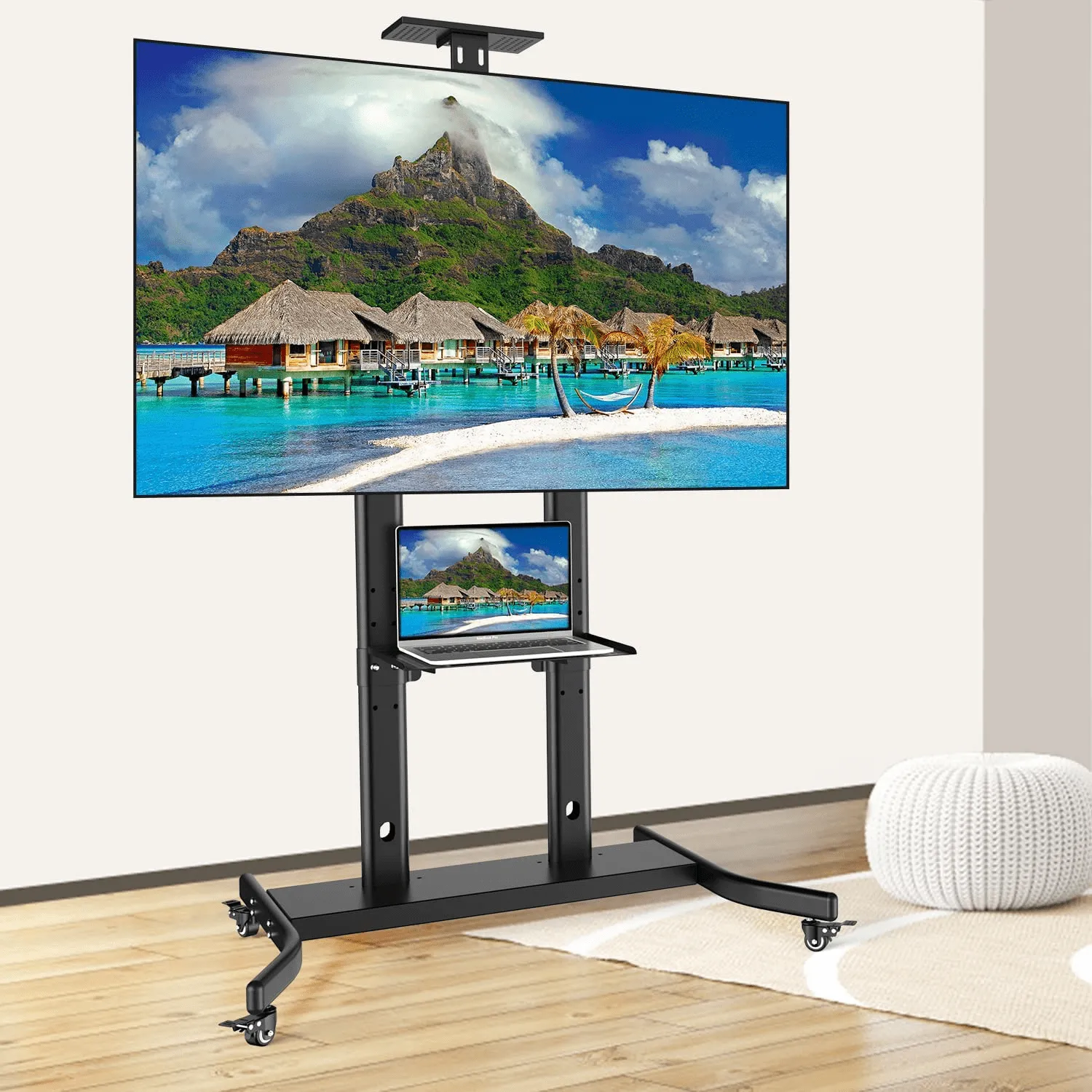 Portable TV Stand on Wheels