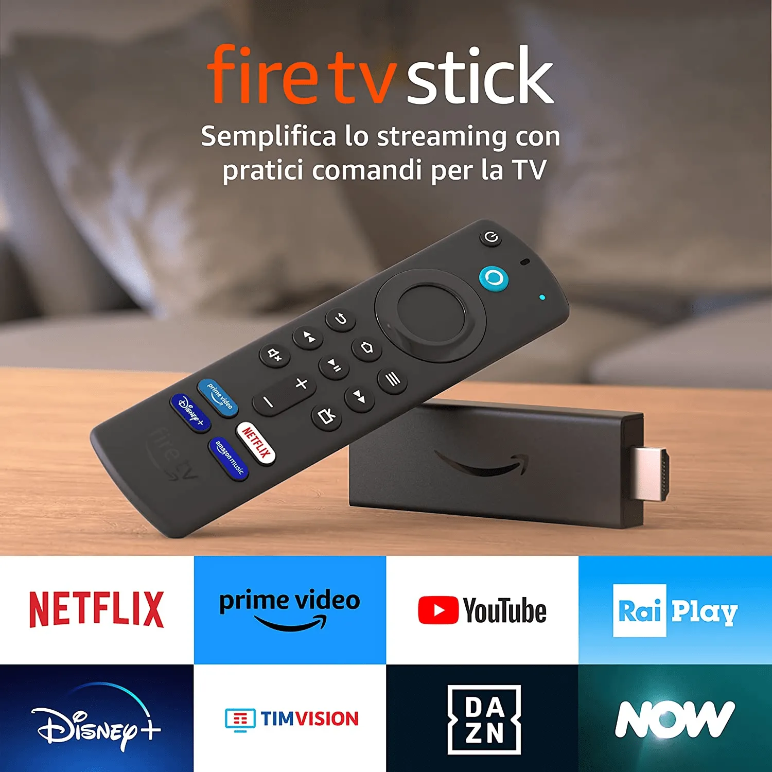 Offerta Fire TV Stick con telecomando vocale Alexa