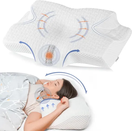 Memory Foam Pillow for Neck Pain Shoulder Pain