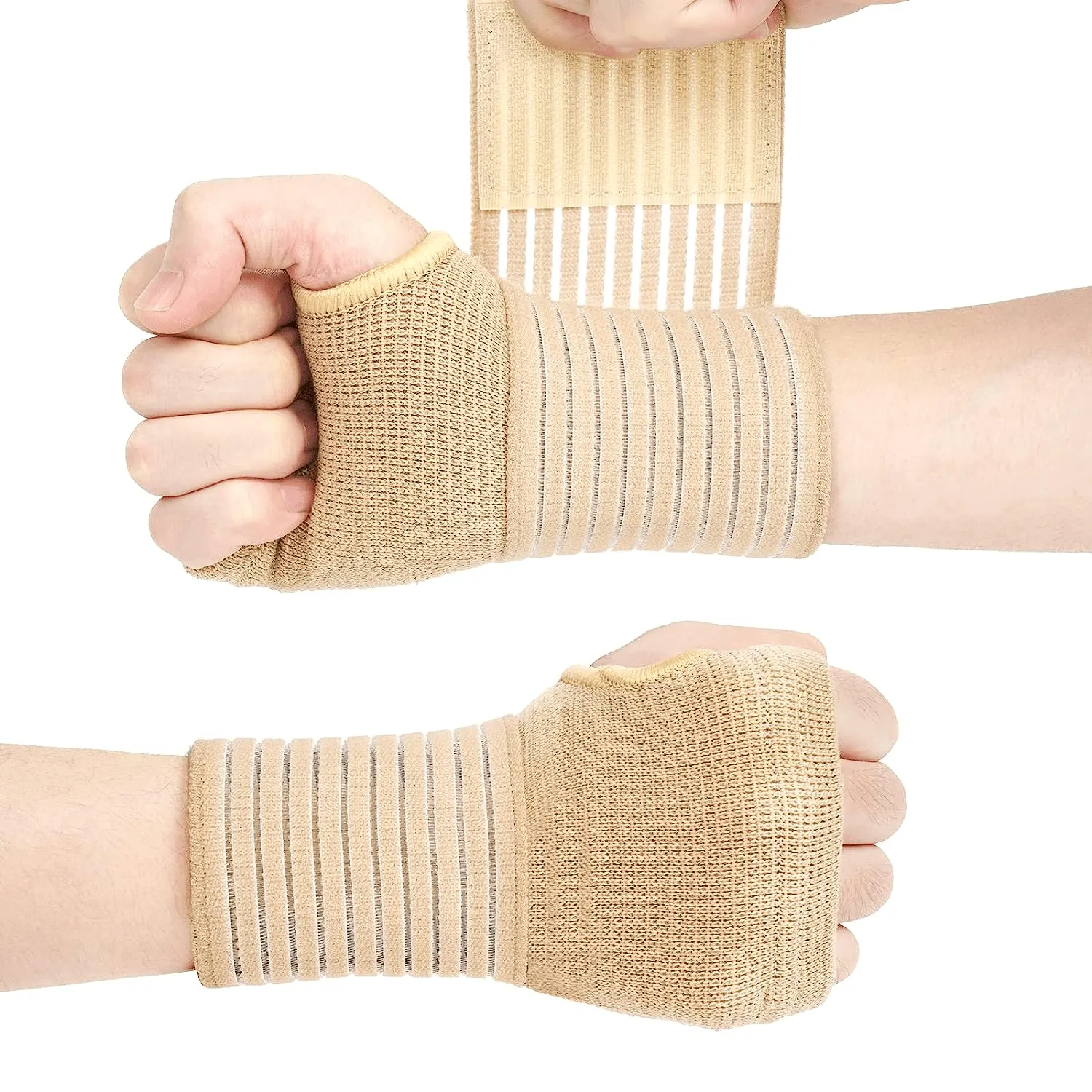 Elastic Wrist Support with Strap