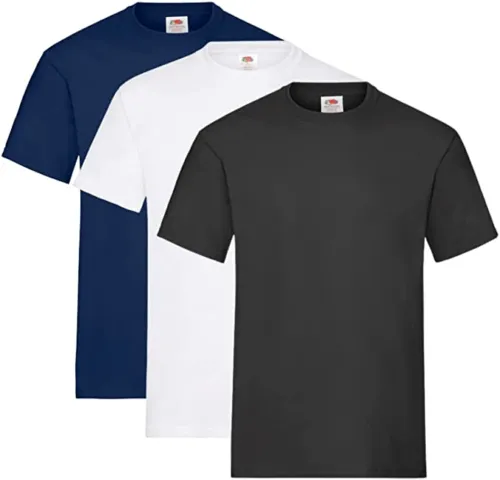 Fruit of the Loom Men's Heavy T-Shirt Pack of 3