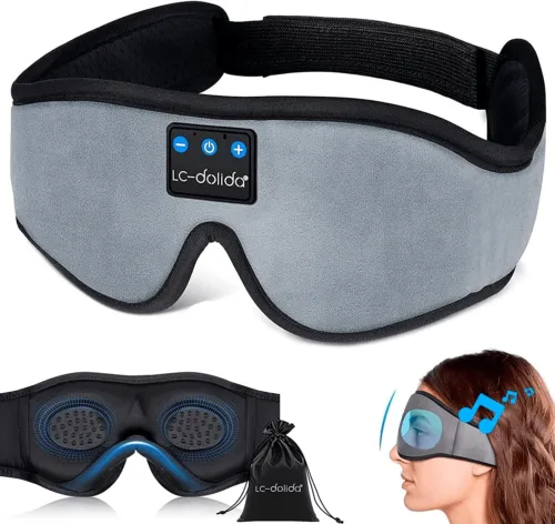 Bluetooth Sleep Mask with Headphones